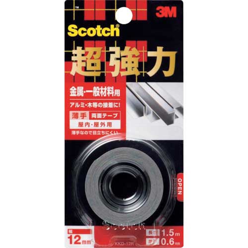 3M スコッチ 超強力両面テープ 金属 一般材料用