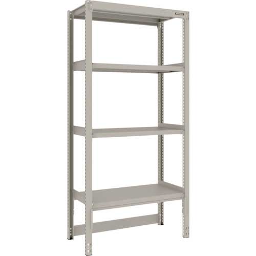 TRUSCO スチールラック M2型軽中量棚 台車天板収納型 4段 単体 M2-DB6-4