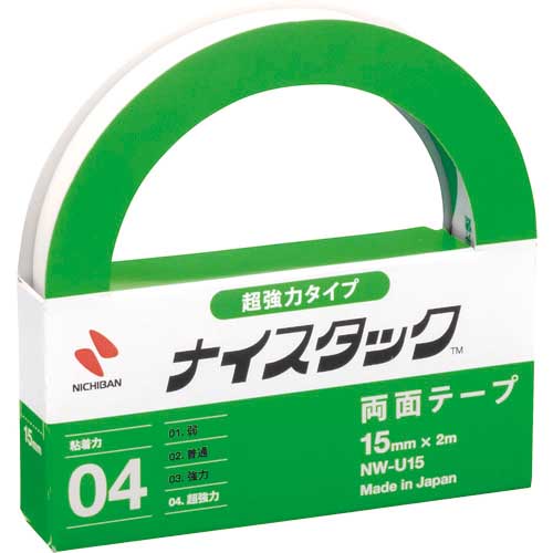 ニチバン 両面テープ ナイスタック超強力タイプ NW-U