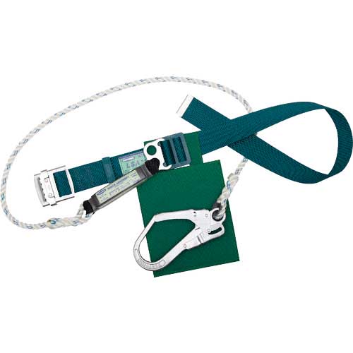 藤井電工 ツヨロン 胴ベルト型 ナイロンロープ 青緑 TB-LSA-590-BG-BP
