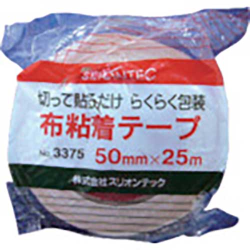 SLIONTEC 布粘着テープ50mm×25m 337-60-DB-00-50X25
