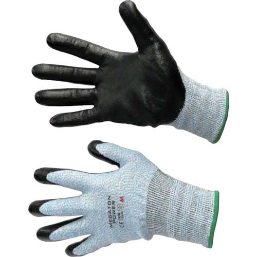 富士手袋 メガトンパワー耐切創手袋 ニトリルコート 25-12