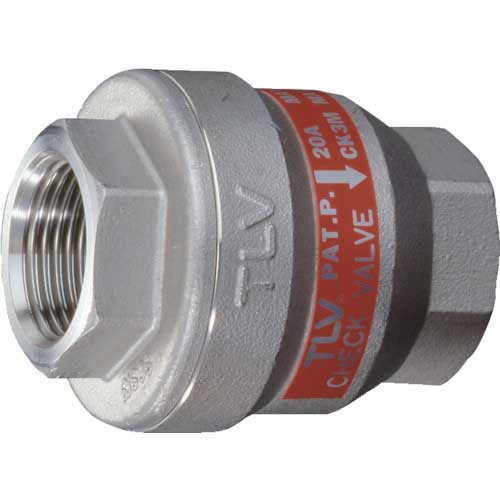 TLV スプリングディスク式逆止弁 CK3M-Rc-CF8 ねじ込み