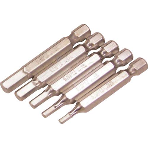 EIGHT 六角棒ビット 対辺6.35mm 溝9mm 単品 EA-63
