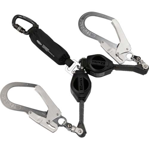 藤井電工 ツヨロン ハーネス胴ベルト兼用ランヤード ロック機構付き巻取式EZリトラ TL EZRITRA