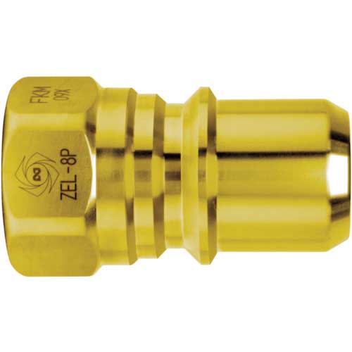 日東工器 ゼロスピルカプラ ZEL-P BRASS FKM