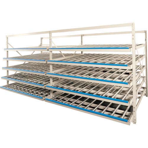 TRUSCO ホイルコンベアラック 連結 FL3-6-B