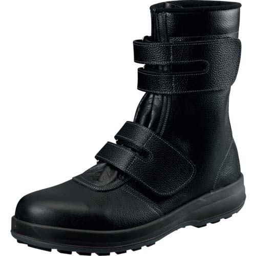 シモン 安全靴 長編上 マジック式 黒 SF38BK