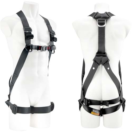 タジマ フルハーネス ハーネス Lサイズ クロ 130kgヨウ A4-AL-BK