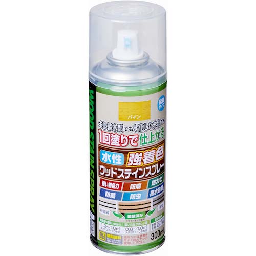 アサヒペン 水性強着色ウッドステインスプレー 300ML 465