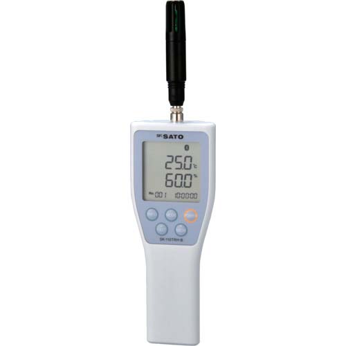 佐藤 デジタル温湿度計 無線通信機能付 SK-110TRHーB 8140