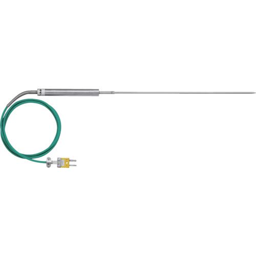 A&D 中心温度計 Kタイプ クロメル アルメル 熱電対プローブ 温度測定範囲-50〜+700℃ 接点部 AD1218