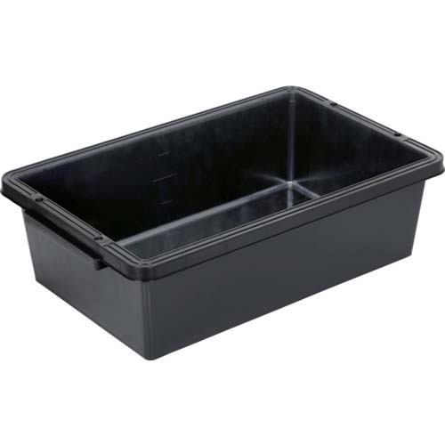 TRUSCO トラ舟 ブラック 角型 再生原料使用 PSB-BK