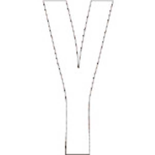 ユニット アルファベットY 合成ゴム・1文字 835