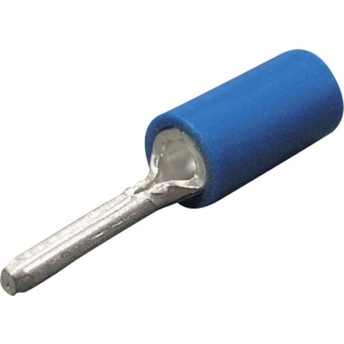 ニチフ 絶縁被覆付圧着端子 TC形 棒形 絶縁筒部ストレートタイプ 100PCS TGV TC-2