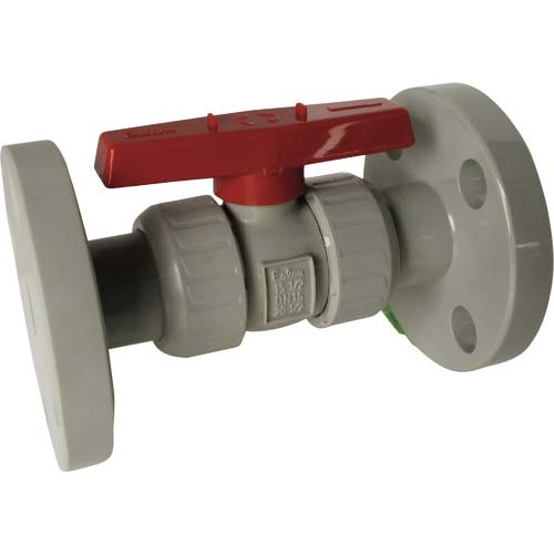 エスロン ボールバルブ 本体材質PP シール材質FKM JIS10KF BP-FXV