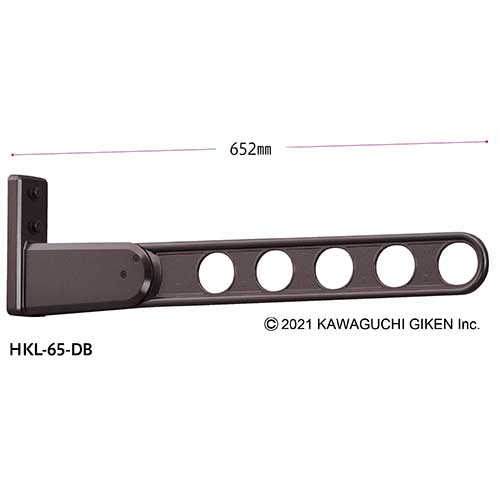 川口技研 ホスクリーン 窓壁用物干し HKL-65型 2本セット HKL-65