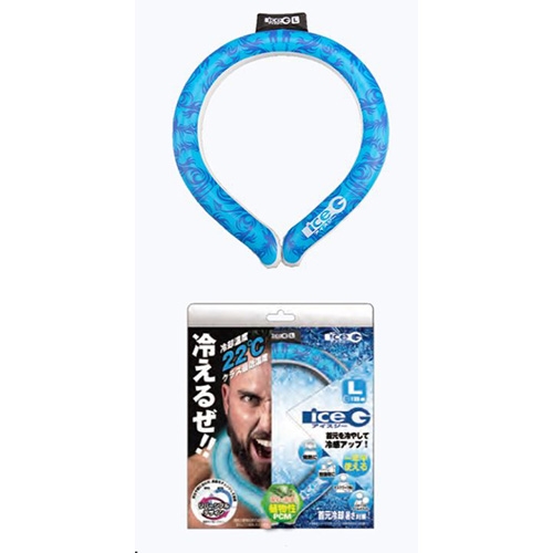 山真製鋸 ネッククーラー アイスジー 2.0タイプ 22℃ M・Lサイズ ICG-DSS