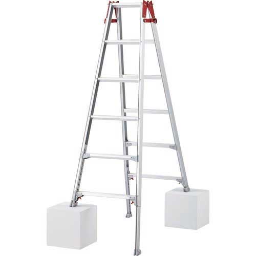 【廃番】 ハセガワ 脚部伸縮式アルミはしご兼用脚立 RYZ型 RYZ-09-30B