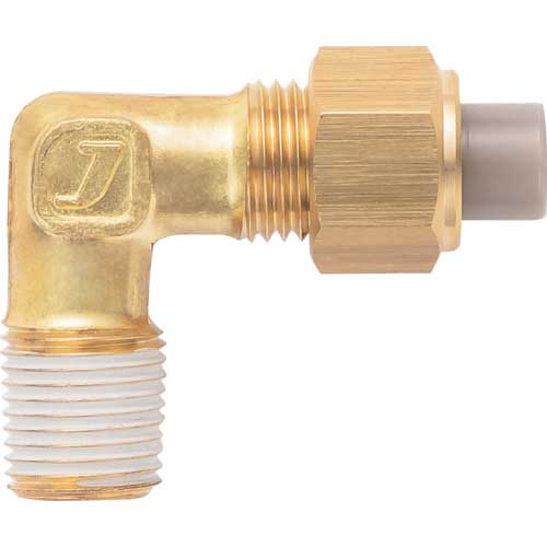 潤工社 黄銅製継手 インチ系列 エルボ PL