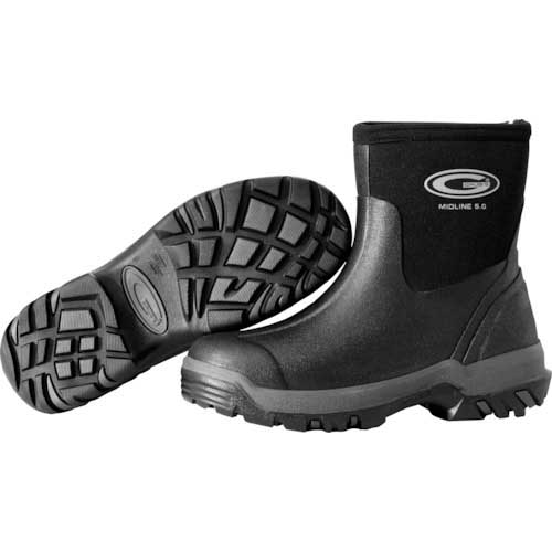 グラブスブーツ 防寒ネオプレンブーツ ミッドライン5.0 ブラック MID-000A