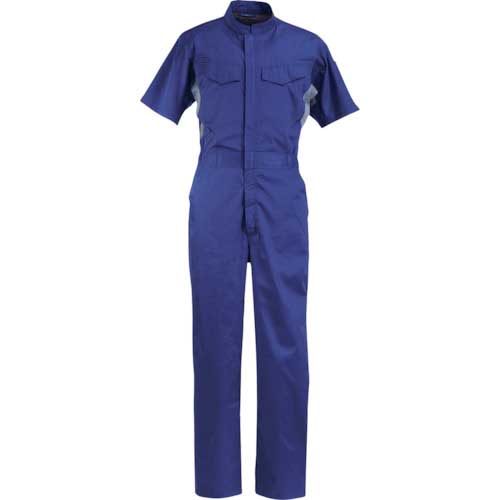 【廃番】カジメイク サマーツイル半袖つなぎ服 8556