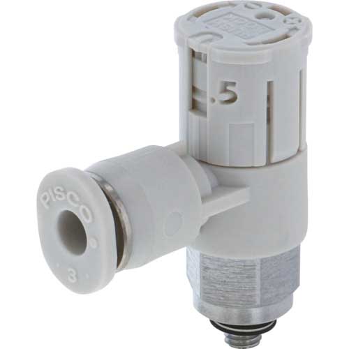 ピスコ スピードコントローラダイヤル付タイプ エルボ メーターアウト制御 流量 標準タイプ JSGC