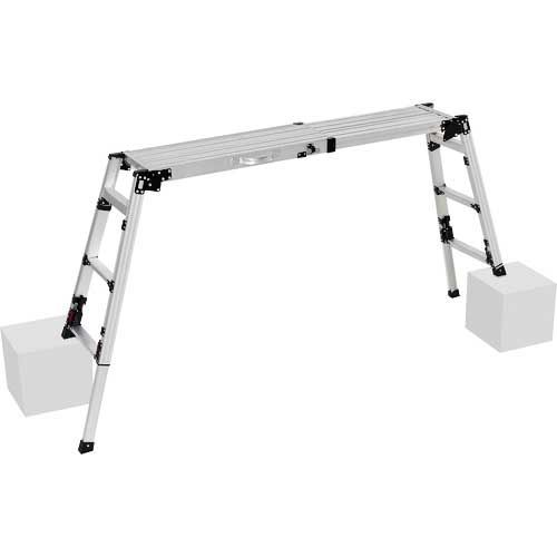 ピカ 四脚アジャスト式足場台 上部操作タイプ“スタッピー” DXP-S