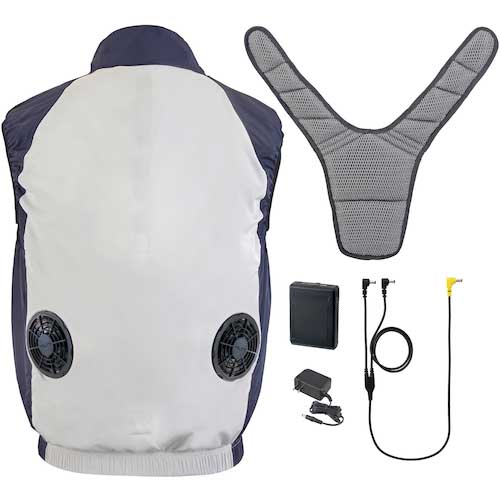 タジマ 清涼ファン風雅ベスト2 フルセット FV-BA37SEBW