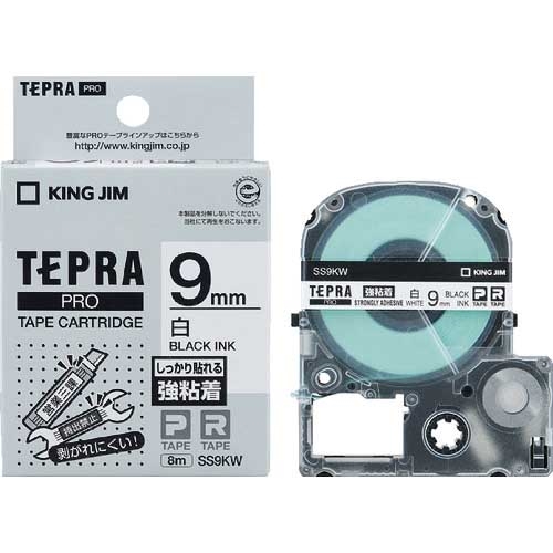 キングジム テプラ PRO テープカートリッジ 強粘着