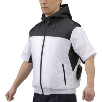 ミズノ エアリージャケット 半袖 ブラック L C2JE010109