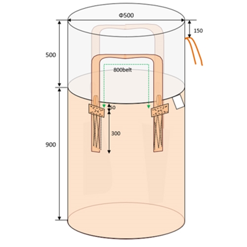����s�� �t���R���o�b�O �ی^ ���]�x���g�� ���x���g 10���� OGI-001KVG-0.3m3�i300kg�j