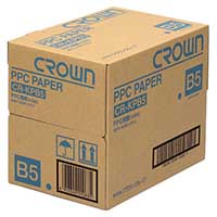 クラウン コピー用紙 B5 1箱 500枚×5冊 CR-KPB5-W