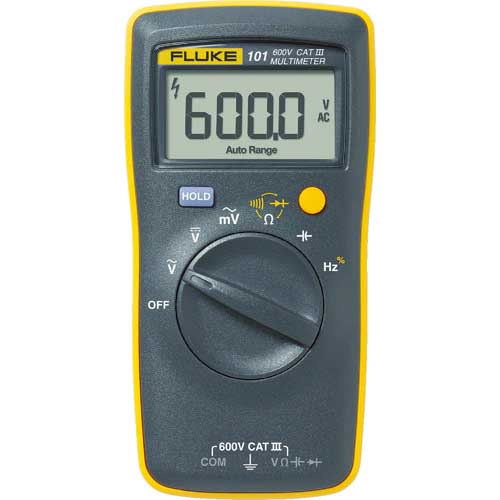 FLUKE �|�P�b�g�T�C�Y�E�}���`���[�^�[ 101