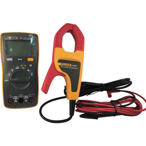 FLUKE �|�P�b�g�T�C�Y�E�}���`���[�^�[107i400E�d���N�����v�t�L�b�g 107/I400E