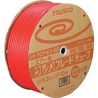 TRUSCO ウレタンブレードチューブ 8.5X12.5 100m 赤 TOP-8.5-100