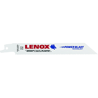 LENOX バイメタルセーバーソーブレード 610R 150mm×10山 (5枚入り) 20562610R