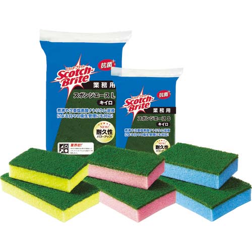 3M �X�R�b�`�E�u���C�g �X�|���W�G�[�XS �u���[ 115X75mm ACE S BLU