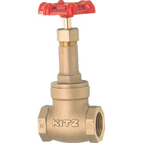 KITZ ゲートバルブ(JIS5K・青銅) 呼び径B：1 1/4 M-32Aの通販｜現場市場