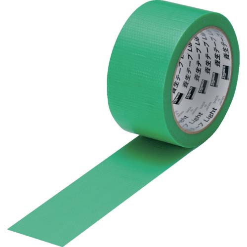 TRUSCO �y����5�������ח\��z�{���e�[�vLight �O���[�� 50mm��x25m YL5025-GN