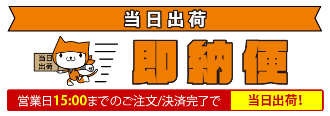 当日出荷可能の即納便